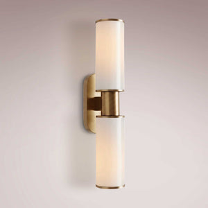 Harlen Double Sconce in Milk