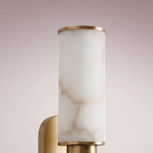 Harlen Double Sconce in Alabaster
