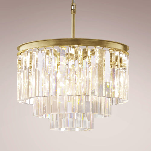 1920s Opernturm Round Chandelier
