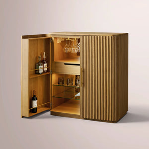 Fanny Wood Bar Cabinet