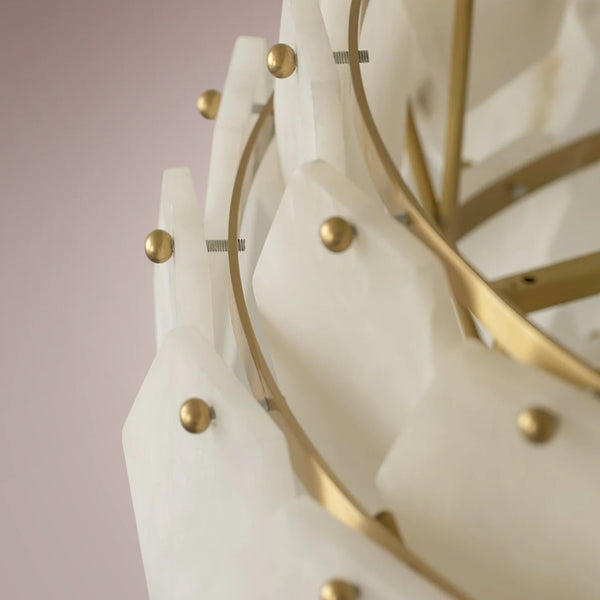 Havion Alabaster Hex Chandelier
