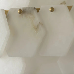 Havion Alabaster Hex Chandelier