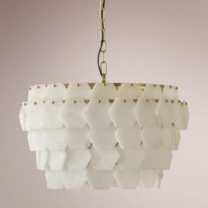 Havion Alabaster Hex Chandelier