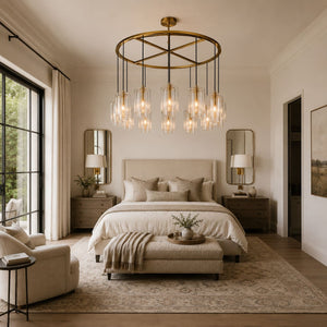 Lucerne Clear Glass Round Chandelier