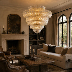 Amilar Clear Glass Round Chandelier