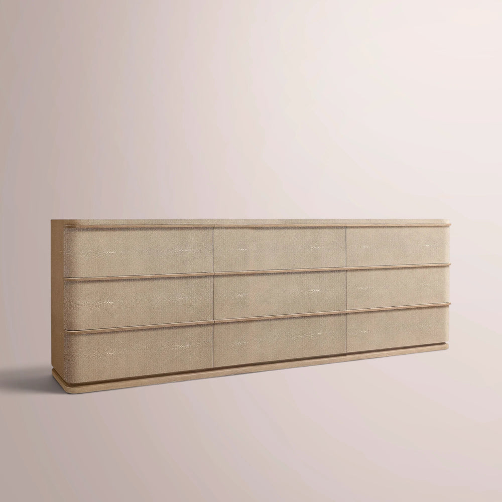Linee Shagreen Drawer Dresser