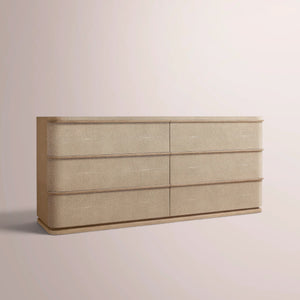 Linee Shagreen Drawer Dresser