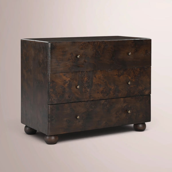 Alaric 3-Drawer Nightstand
