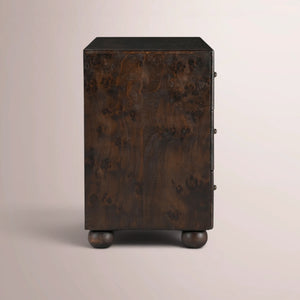 Alaric 3-Drawer Nightstand