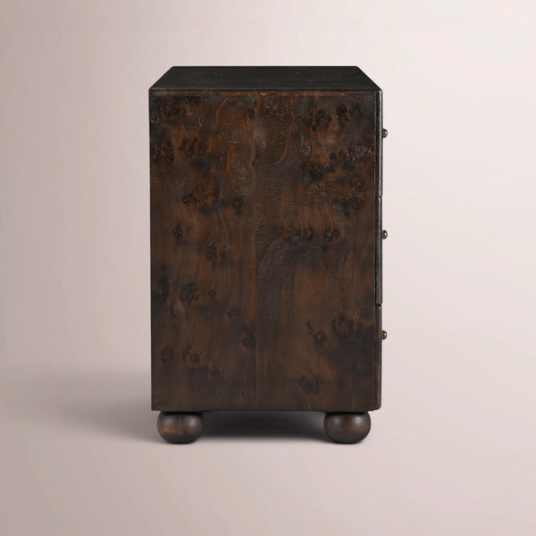 Alaric 3-Drawer Nightstand
