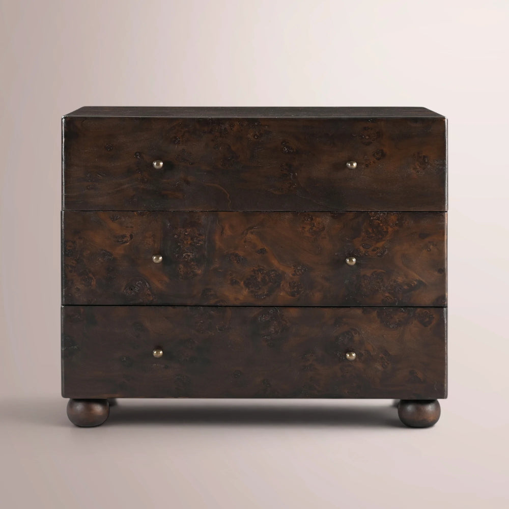 Alaric 3-Drawer Nightstand