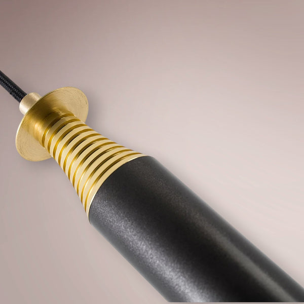 Orvian Ribbed Alabaster Pendant