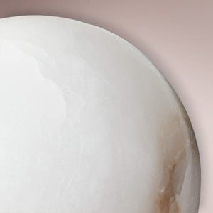 Luma Orb Alabaster Wall Sconce