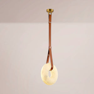 Torven Loop Ring Alabaster Pendant