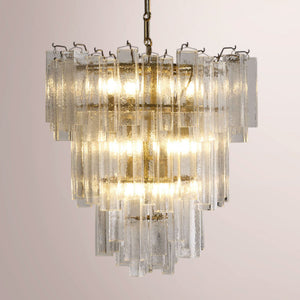 Lucera Tiered Glass Chandelier