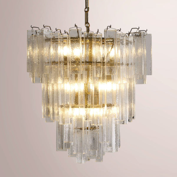 Lucera Tiered Glass Chandelier