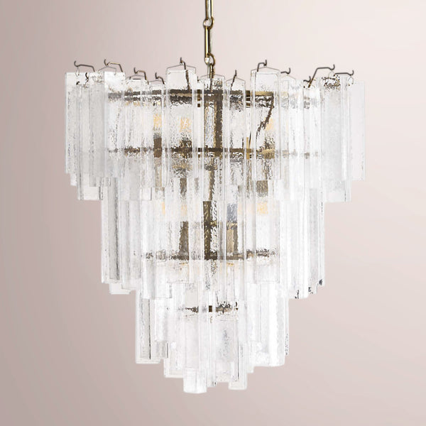 Lucera Tiered Glass Chandelier