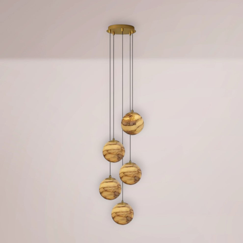 Caldris Alabaster Cascade Chandelier