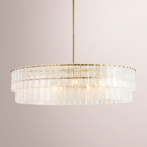Cascina Cast Glass Round Chandelier