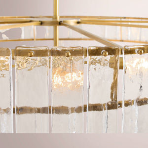Cascina Cast Glass Round Chandelier