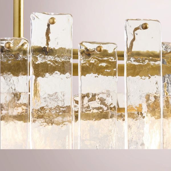 Cascina Cast Glass Chandelier