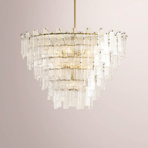 Cascina Cast Glass Chandelier