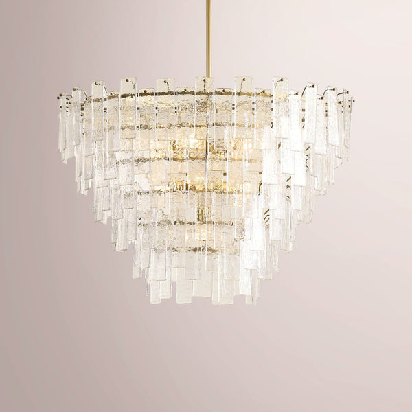 Cascina Cast Glass Chandelier