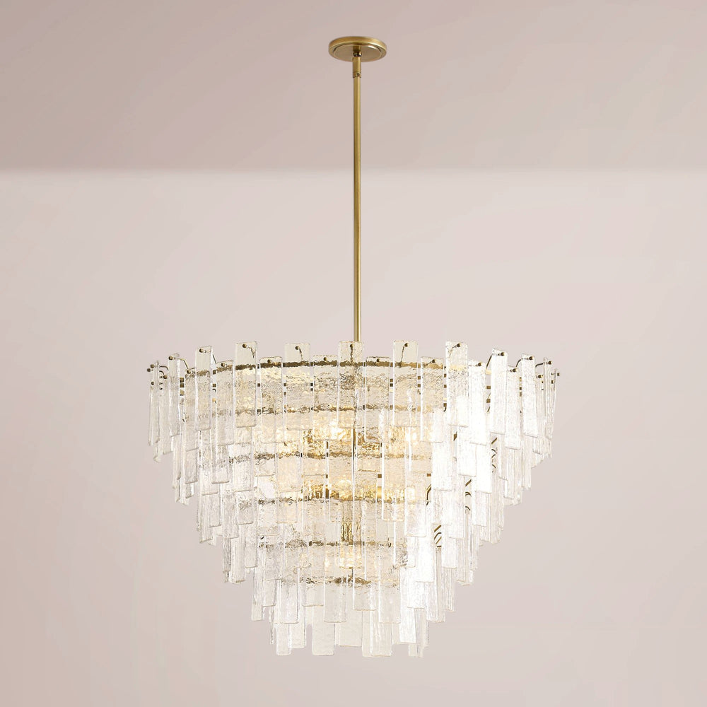 Cascina Cast Glass Chandelier