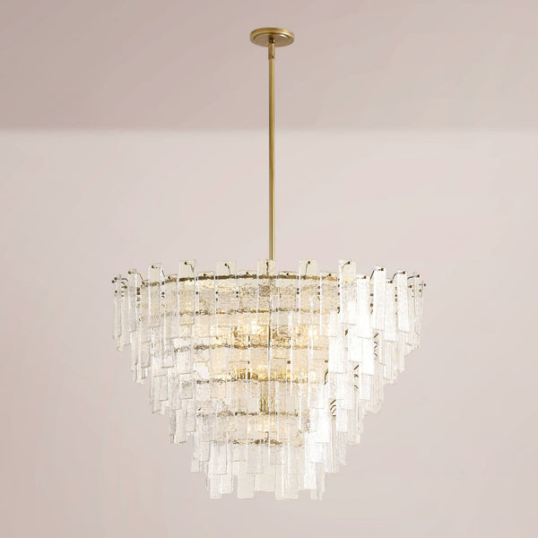 Cascina Cast Glass Chandelier