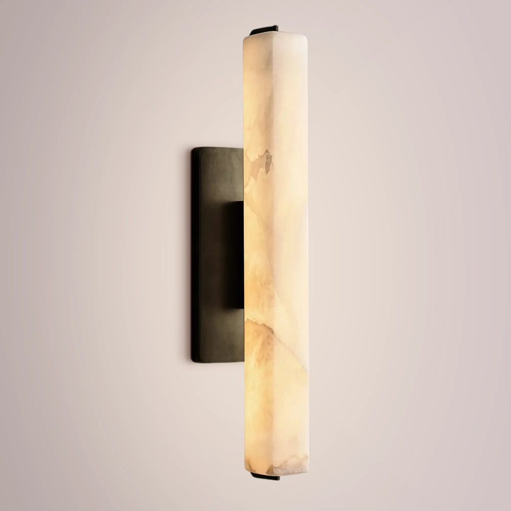 Aulubon Alabaster Single Sconce