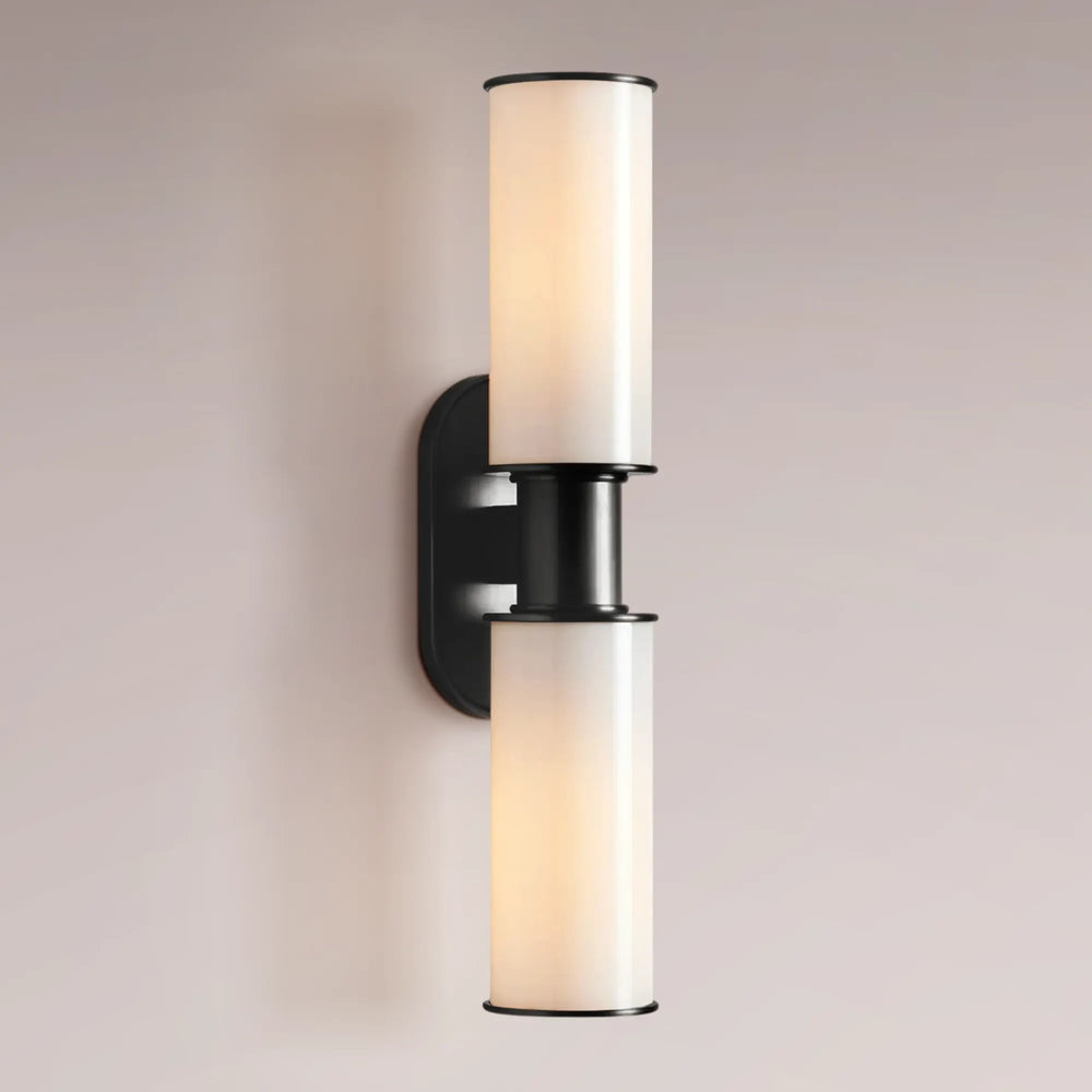 Harlen Double Sconce in Milk