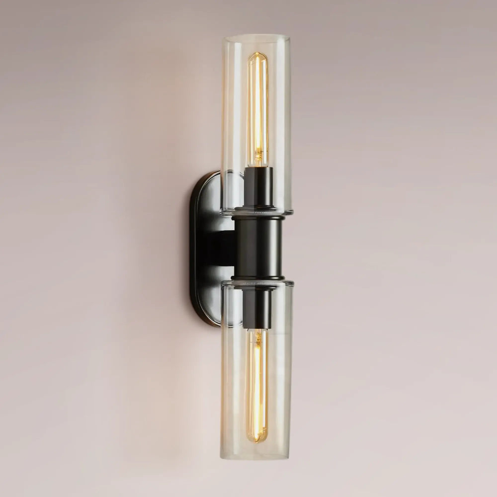 Harlen Double Sconce in Clear