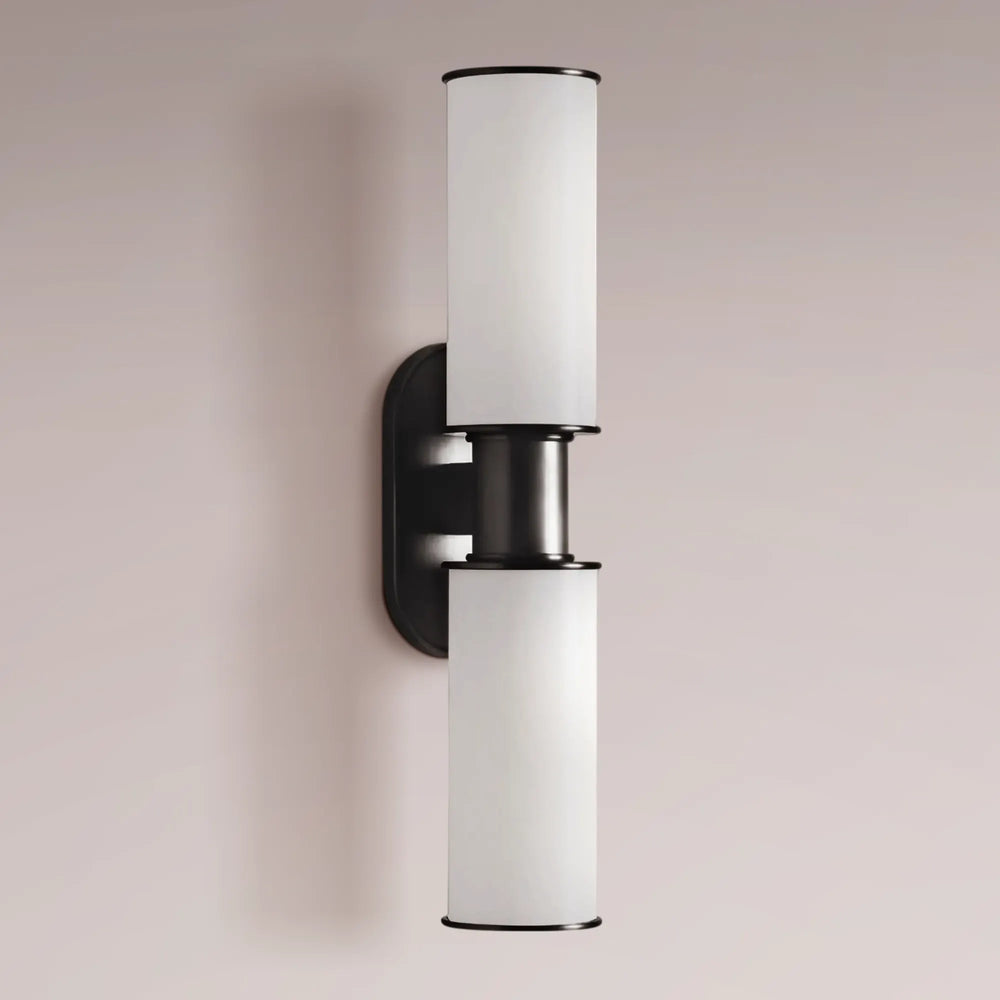 Harlen Double Sconce in Milk