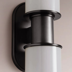 Harlen Double Sconce in Milk