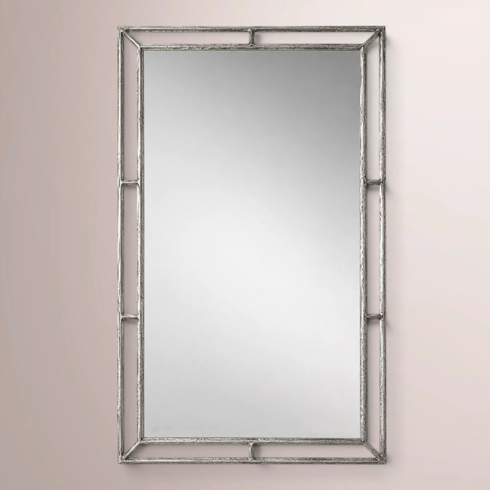 Calix Series Open Beveled Floor Mirror
