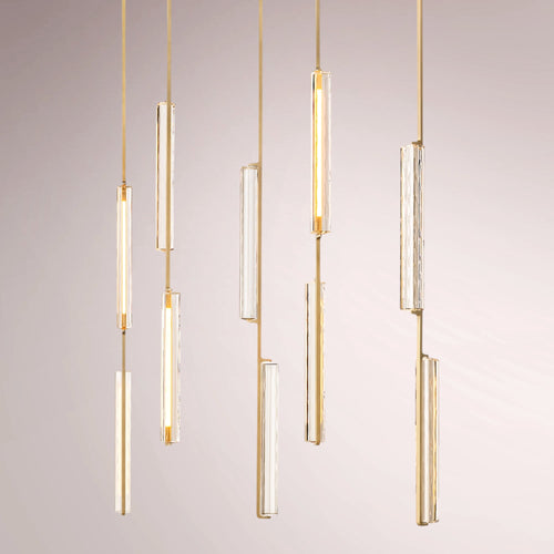 Aulubon Crystal Linear Chandelier