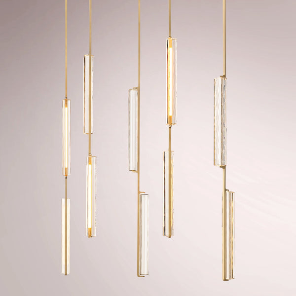 Aulubon Crystal Linear Chandelier