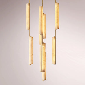 Aulubon Alabaster Round Chandelier