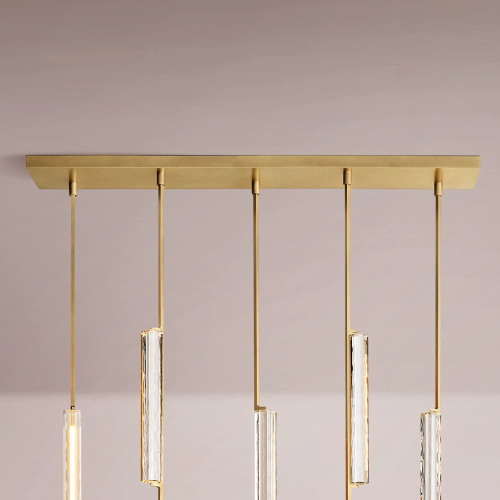 Aulubon Crystal Linear Chandelier