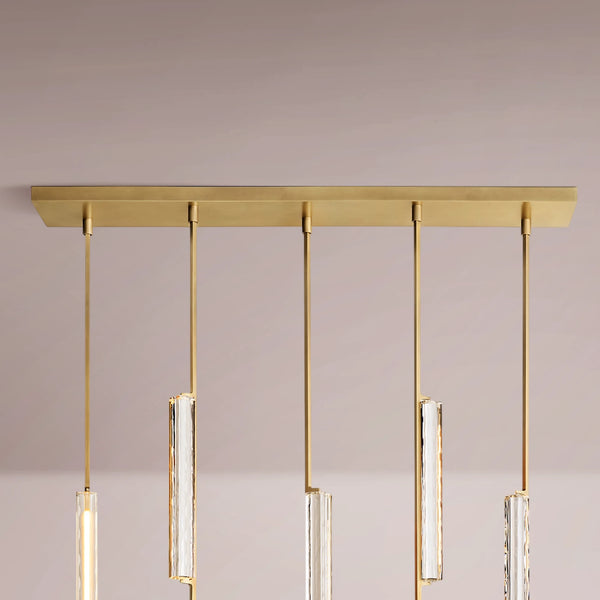 Aulubon Crystal Linear Chandelier