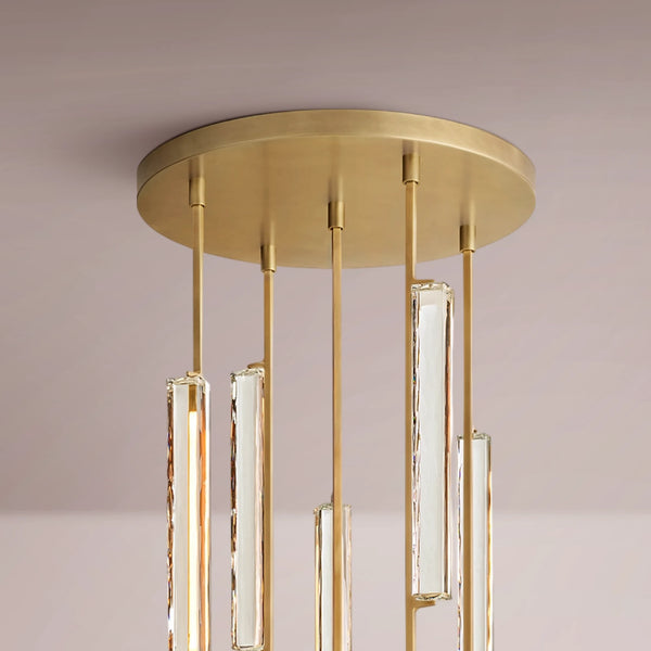 Aulubon Crystal Round Chandelier
