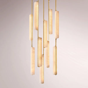 Aulubon Alabaster Round Chandelier