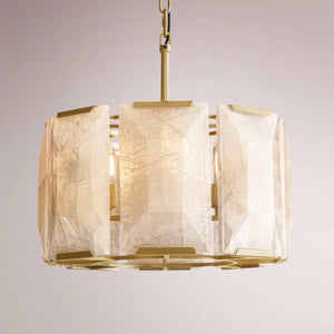 Barlow Calcite Round Chandelier