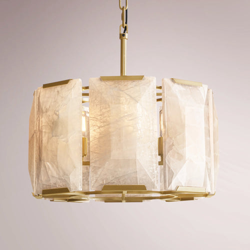 Barlow Calcite Round Chandelier