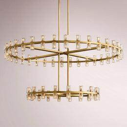 Arkachon LED Round Two-Tier Chandelier