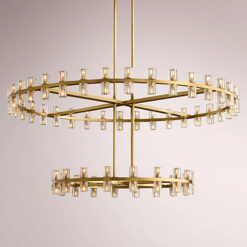 Arkachon LED Round Two-Tier Chandelier