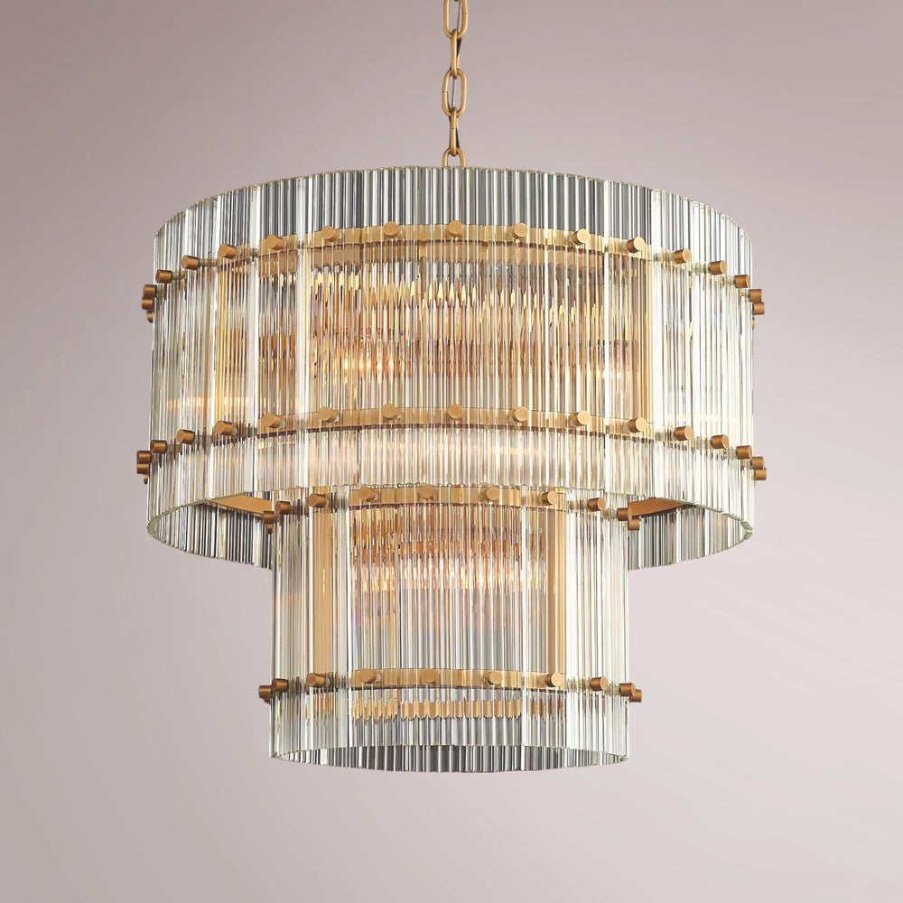 San Frank Two-Tier Round Chandelier