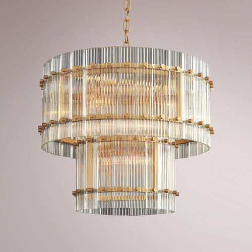 San Frank Two-Tier Round Chandelier