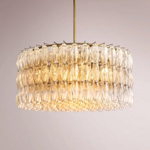 Chiaha Clear Glass Round Chandelier