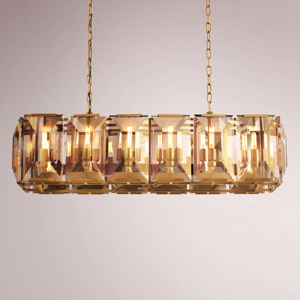Barlow Crystal Rectangular Chandelier